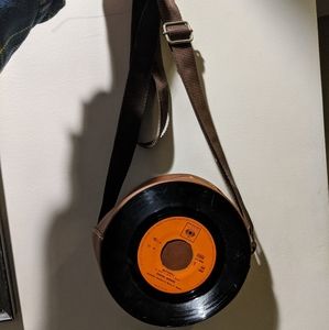 Record purse cross body bag
